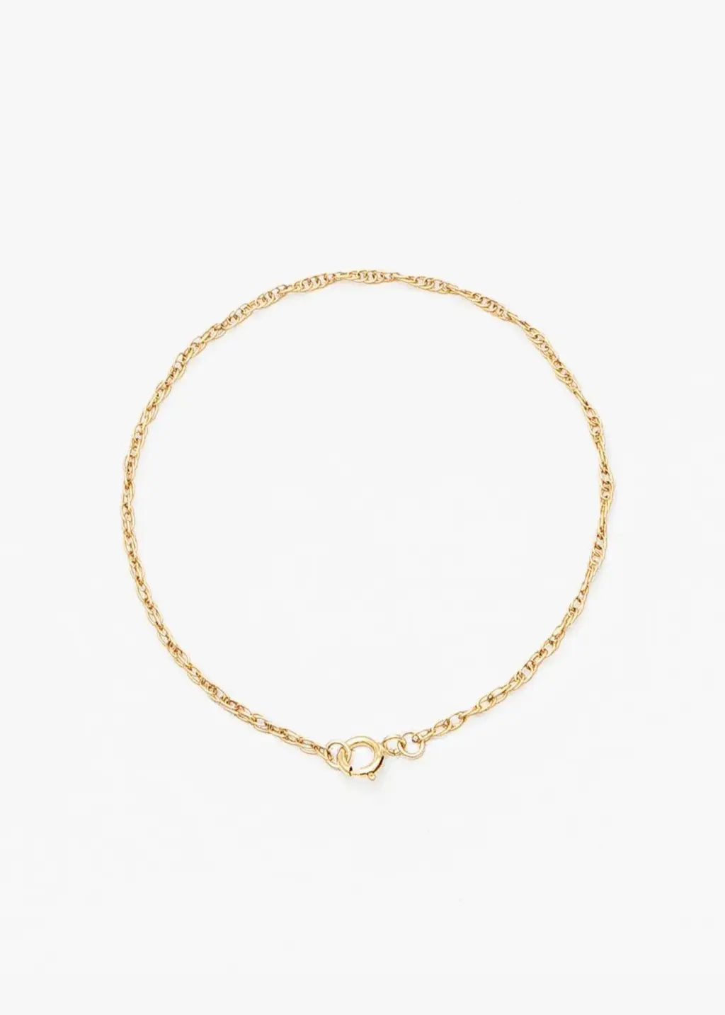 Disco Gold Anklet