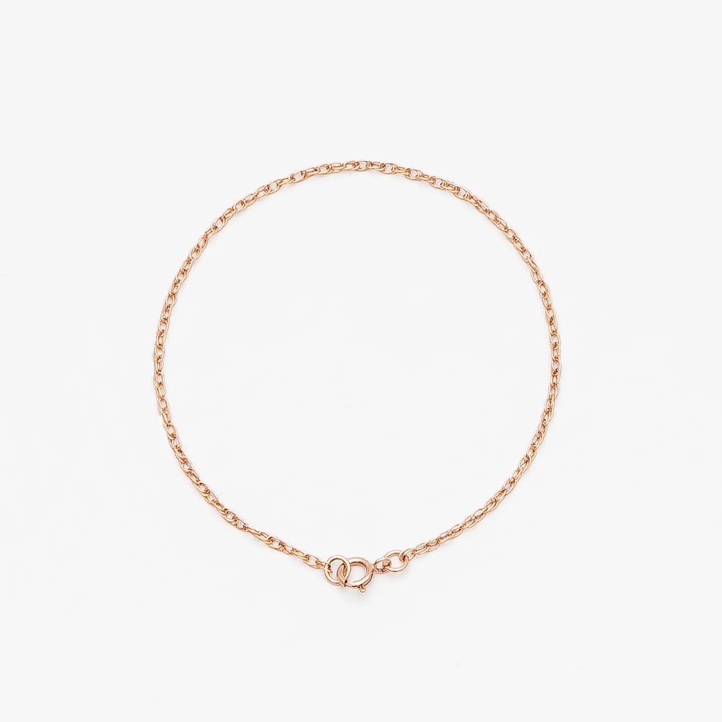 Disco Rose Gold Anklet