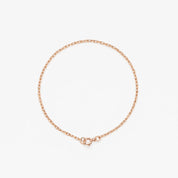 Disco Rose Gold Anklet