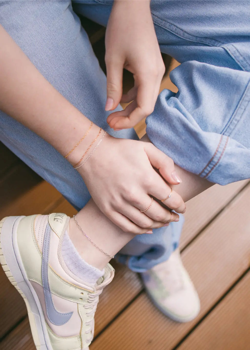 Disco Rose Gold Bracelet