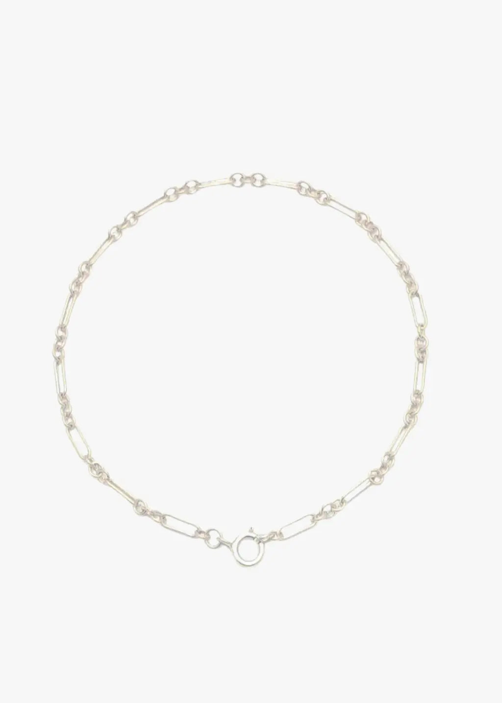 Backtalk Silver Anklet