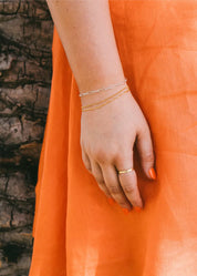 Backtalk Chunky Silver Bracelet